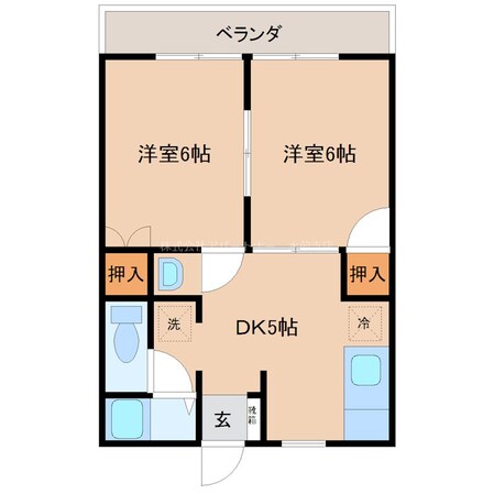 サンハイツIIの物件間取画像